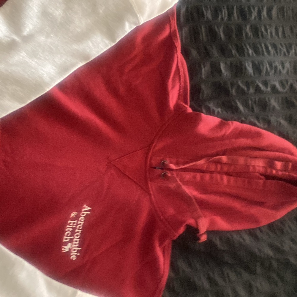 Abercrombie & Fitch Red Hoodie